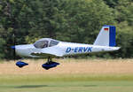 Private Vans RV12, D-ERVK, Flugplatz Bienenfarm, 01.07.2023