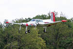 Private Beechcraft B-50 Twin Bonanza, N3670B, Flugplatz Bienenfarm, 01.07.2023