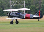 Private Boeing Stearman A-75N1, N9478H, Flugplatz Bienenfarm, 01.07.2023
