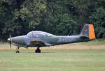 Private Piaggio P-149D, D-EEAZ, Flugplatz Bienenfarm, 02.07.2023