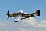 Private North American, P-51D Mustang, NL51ZW, Flugplatz Bienenfarm, 02.07.2023