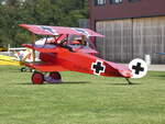Private Fokker Dr.1 (Replica), D-EWWI, Flugplatz Bienenfarm, 08.08.2025