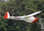 Privates Modell Motorsegler D-KABA, Flugplatz Bienenfarm, 09.08.2025