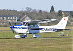 Cessna 172 N SkyHawk II, D-EHRF, taxy in EDKB - 25.02.2018
