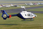 EC 135P-2  Life Flight  D-HBYE, hovert in EDKB - 08.02.2018