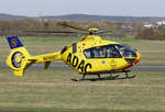 EC 135P-2, D-HHBG ADAC Christoph Hansa, im Anflug auf die ADAC-Werft in EDKB - 17.11.2018