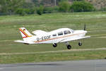 PA 28-161 Warrior II, D-EGOF beim Start in Bonn-Hangelar - 23.04.2019