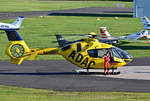 EC 135P2, D-HPMM, ADAC Christoph 28, an der Tankstelle in EDKB - 18.11.2020