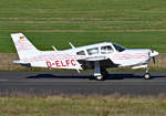 PA 28R-180 Cherokee Arrow, D-ELFC, taxy in EDKB - 18.11.2020