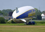 Zeppelin NT, D-LZFN  Goodyear  von der DZR am Ankermast in EDKB - 10.06.2021