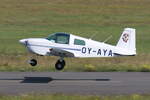 Grumman American AA-1 Yankee, OY-AYA. Grumman Fly-In, Bonn-Hangelar (EDKB), 04.09.2021.
