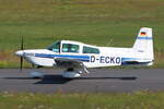 Grumman American AA-5 Traveler, D-ECKO. Grumman Fly-In, Bonn-Hangelar (EDKB), 04.09.2021.