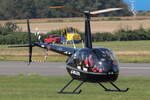 Robinson R44 Clipper II, D-HSPR. Bonn-Hangelar (EDKB) am 04.09.2021.