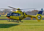 EC 135P2, D-HBYF ADAC Christoph 6, vormals Polizei Bayern, hovert in EDKB - 11.11.2021