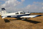 Pilot und Flugzeug, N9920U, Grumman American AA-5A Cheetah. Grumman Fly-In, Bonn-Hangelar (EDKB), 20.08.2022.