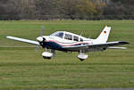 PA 28-181 Archer II, D-ELFF, kurz vor touch down in EDKB - 10.01.2023