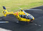EC 135 P2, D-HJMD, ADAC Christoph Europa 2 vor der Werft in EDKB - 10.01.2023