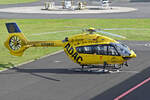 EC 145 T2, D-HDOM des ADAC, Christoph 75 vor der ADAC-Werft in EDKB - 11.10.2023