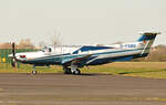 Pilatus PC-12 NGX, D-FGBB in Bonn-Hangelar - 03.04.2025