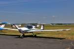 Diamond DA-20 A1 Katana, D-EULE, der  Albatros Air  auf dem Flugplatz Bonn-Hangelar - 25.06.2010