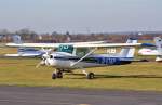 Cessna 150 L, D-ETKP in Bonn-Hangelar 09.02.2011