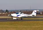 Aquila A 210, D-EQCC in Bonn-Hangelar - 09.02.2011