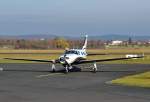 PA 46-310P Malibu N666CP auf dem Flugplatz Bonn-Hangelar - 25.11.2011