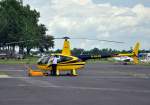 Robinson R 44 Raven II - D-HALN - der Firma Air Lloyd in Bonn-Hangelar - 07.07.2012