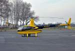 Robinson R 44 Raven I, D-HALZ  der Air Lloyd am Flugplatz Bonn-Hangelar - 12.01.2013
