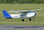 Reims F 172 Skyhawk, D-EAJT beim Start in Bonn-Hangelar - 17.08.2016