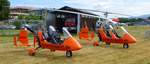 Gyrokopter D-MDOB und D-MDNA, Flugplatz Freiburg, Juni 2017