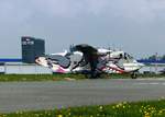 OE-FDI, Short SC-7 Skyvan von Pink Aviation, Flugplatz Gera (EDAJ), 6.5.2017