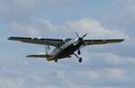 Cessna 208 Caravan, D-FALK, Springermaschine von AERO Fallschirmsport, Flugplatz Gera (EDAJ), 23.7.2017
