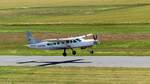Cessna 208 B Grant Caravan, D-FUNY mit 17 Fallschirmspringern gestartet in Gera (EDAJ) am 3.7.2022