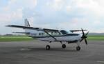 Cessna 208 Caravan D-FAST als Absetzmaschine für Fallschirmspringer am 20.09.14 auf dem Flugplatz Gera-Leumnitz