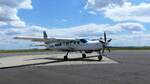 Cessna 208 B Grand Caravan, D-FUNY in Gera (EDAJ) als Absetzflugzeug bei Aero Fallschirmsport am 2.7.2022 im Einsatz.