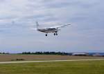 Cessna 208 Caravan D-FAST Springermaschine von AERO Fallschirmsport in Gera EDAJ am 6.9.2008 gestartet.