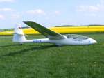 SZD-50 Puchacz, D-6797, Flugplatz Gera (EDAJ), 14.5.2015