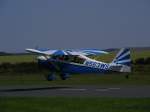 N563WS, 8KCAB Decathlon bei der Landung in Gera (EDAJ) am 2.7.2015