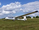 SZD 59 ACRO, D-1138 der Siegerflieger von Jens Holnaicher in der Advanced Klasse, bei den 23.Deutschen Meisterschaften im Segelkunstflug am Flugplatz Gera (EDAJ), 20.8.2016