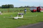 Modell des Motorsegler Super Dimona D-KOCH auf dem Flugplatz Niershorst am 11.9.2010