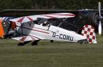 Private, G-CDRU, Buecker, 131E Jungmann, 06.09.2009, EDST, Hahnweide, Germany     