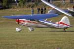 Private, N3037B, Cessna, 195B Businessliner, 06.09.2009, EDST, Hahnweide, Germany     