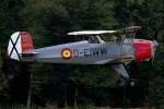 Private, D-EIWW, Bcker, B-131 Jungmann, 06.09.2013, EDST, Hahnweide, Germany           