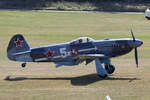 Private, D-FYGJ, Yakovlev, Yak 3UA, 09.09.2016, EDST, Hahnweide, Germany          