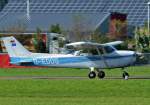 Reims-Cessna 172 P Skyhawk D-EDOS, Landung in Koblenz-Winningen - 17.09.2014