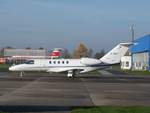Tönnies Holding, Cessna 525C CitationJet CJ4 D-CBCT @ Magdeburg-City Airport (EDBM) / 11.Nov.2019
