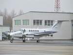 Star Wings, Beechcraft B-200 Super King Air D-IMVC @ Magdeburg City-Airport (EDBM) / 21.Nov.2019