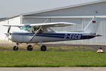 Schule für Privatpiloten Mainz, D-EGCB, Cessna F150L. Mainz-Finthen (EDFZ) am 23.09.2022.