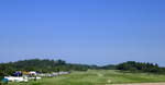 Müllheim/Baden, Blick über die Start-und Landebahn des Segelflugplatzes, während des Flugplatzfestes im Aug.2019